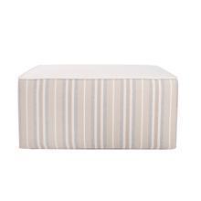 Indoor/Outdoor Universal Square Ottoman Dune Sand Cover Only