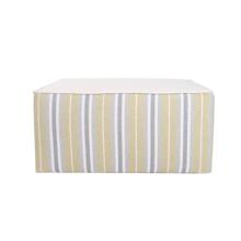 Indoor/Outdoor Universal Square Ottoman Dune Moss Cover Only
