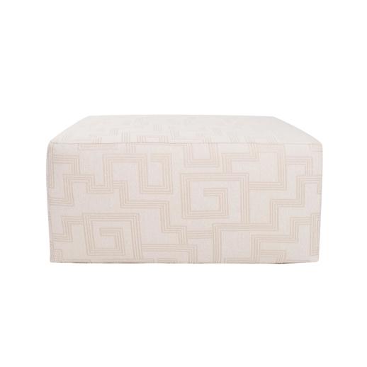  Outdoor Outdoor Indoor/Outdoor Universal Square Ottoman Syros Natural Cover Only