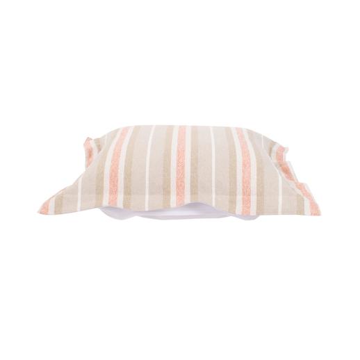 Outdoor Outdoor Indoor/Outdoor Puff Scroll Ottoman Dune Terra  Cover Only