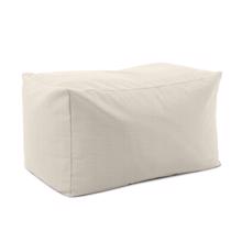 Outdoor Pouf Bench Cover, Driftwood Natural