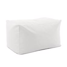 Outdoor Pouf Bench Cover, Seascape Natural