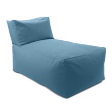 Outdoor Pouf Lounge Cover, Seascape Turquoise