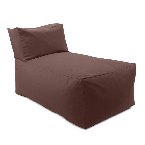 Vinyl Wall Covering Outdoor Outdoor Outdoor Pouf Lounge Cover, Seascape Chocolate