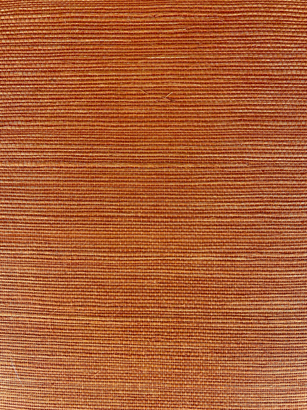 Specialty Wallcovering The Naturals Collection Hinata Sisal Citrus Orange
