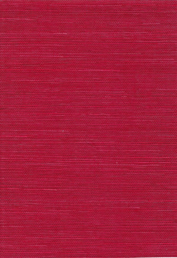 Textile Wallcovering The Naturals Collection Hinata Sisal Crimson