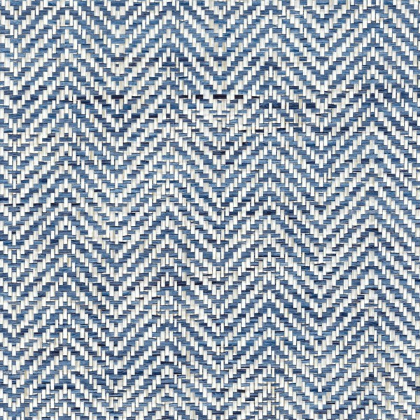 Vinyl Wall Covering The Naturals Collection Kanna Chevron Deep Ocean