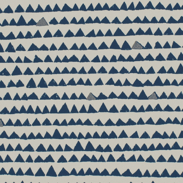 Vinyl Wall Covering Taniya Nayak Pyramid Ink Blue