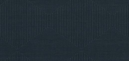  Len-Tex Contract Stitched Squares Ink Blue