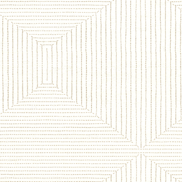 Vinyl Wall Covering Len-Tex Contract Stitched Squares Daisy