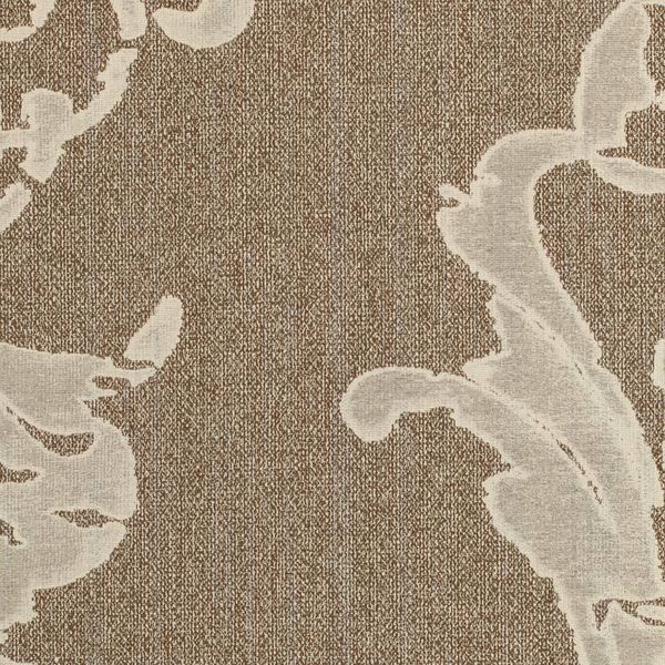 Vinyl Wall Covering Genon Contract Brilliantine Scroll Umber Armure