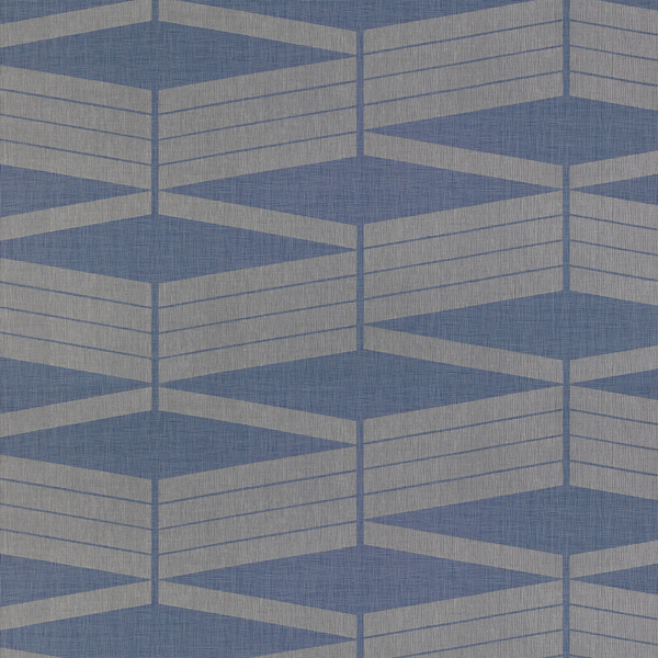 Vinyl Wall Covering Genon Contract Epic Lines Navy Steel