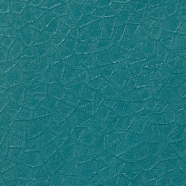 Vinyl Wall Covering Genon Contract Facets Peacock Blue