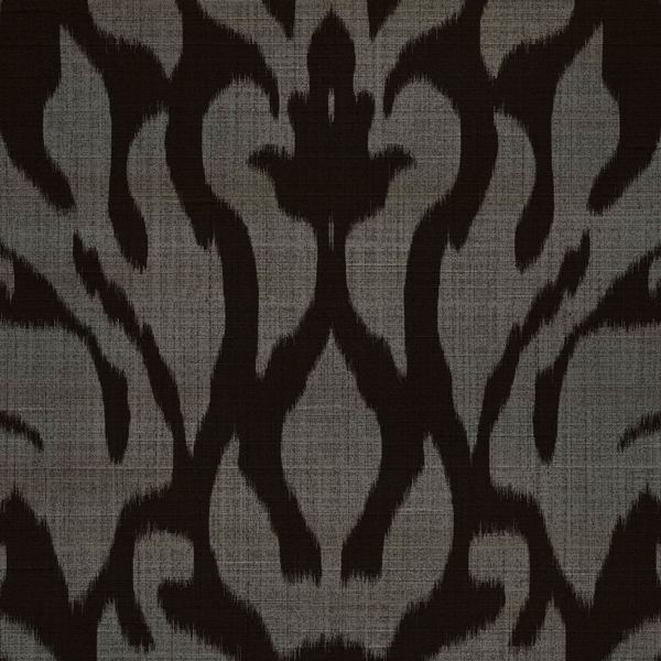 Vinyl Wall Covering Genon Contract Shadow Damask Black Pearl
