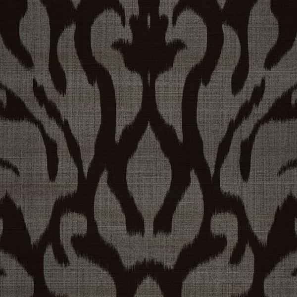 Vinyl Wall Covering Genon Contract Shadow Damask Black Pearl