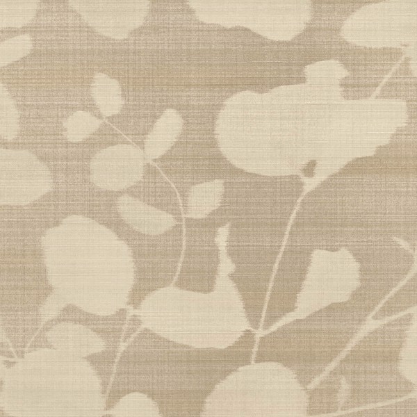 Vinyl Wall Covering Genon Contract Shadow Leaves Gilt