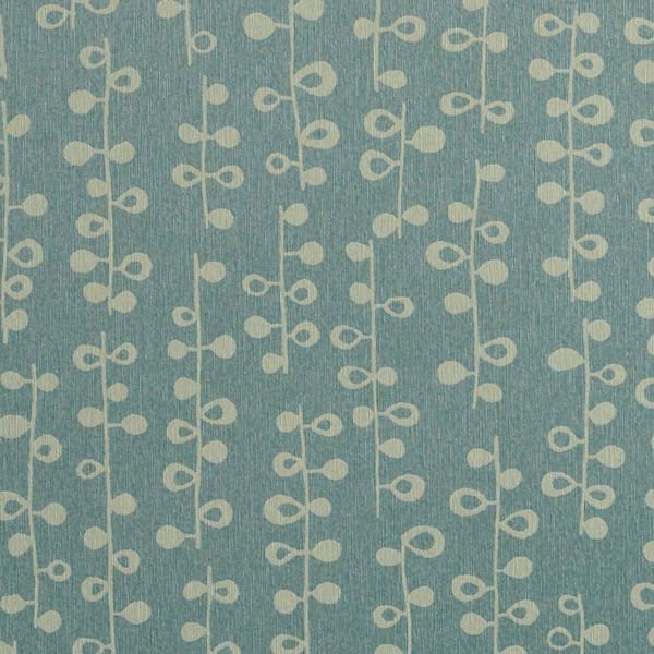Vinyl Wall Covering Genon Contract Spriglets Ocean Haze