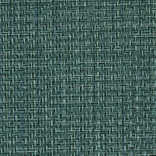 Vinyl Wall Covering Genon Contract Twisted Twill Peacock