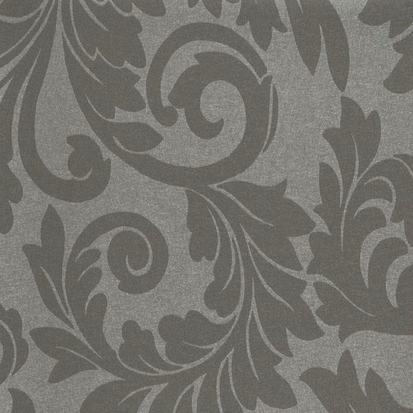 Vinyl Wall Covering Vycon Contract Tiara Scroll Chic Grey