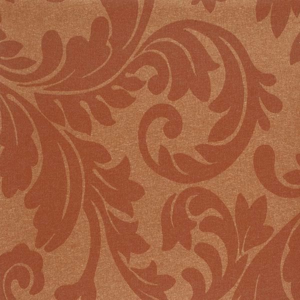 Vinyl Wall Covering Vycon Contract Tiara Scroll Copper Glow