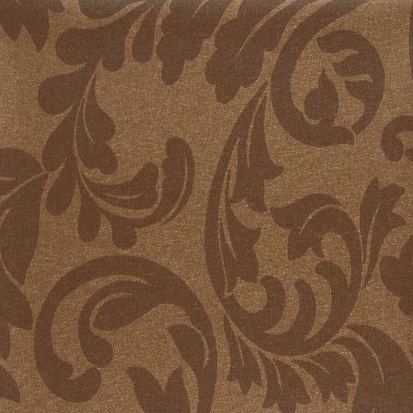 Vinyl Wall Covering Vycon Contract Tiara Scroll Imprial Brown
