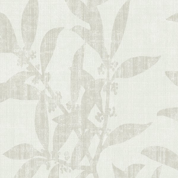 Vinyl Wall Covering Vycon Contract Heirloom Foliage ELEGANT WHITE