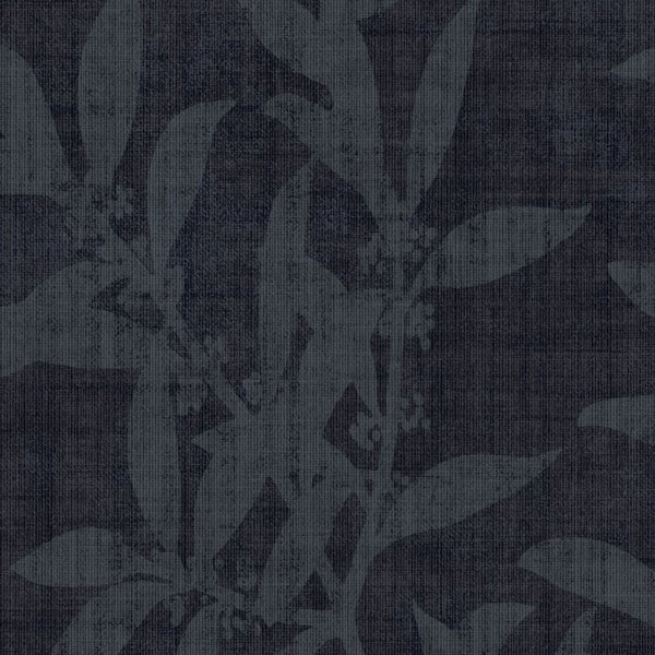 Vinyl Wall Covering Vycon Contract Heirloom Foliage HISTORIC NAVY