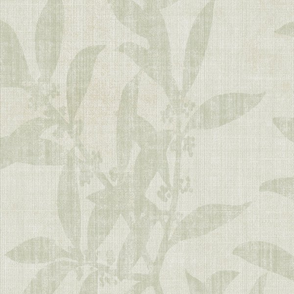 Vinyl Wall Covering Vycon Contract Heirloom Foliage SPRING LINEN