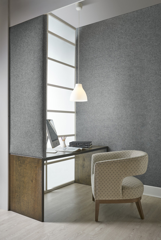 Acoustical Wallcovering Acoustical Resource Shanti Heather Room Scene