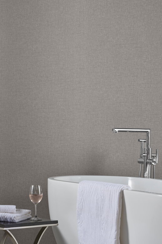 Vinyl Wall Covering Bolta Contract All About Linen Charcoal Room Scene