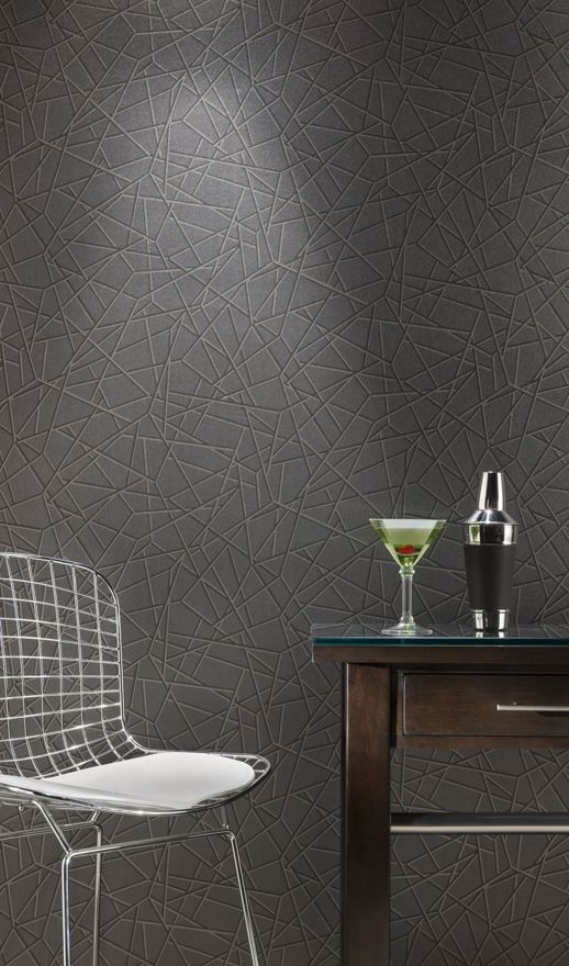 Vinyl Wall Covering Bolta Contract Apex TAUPE MIST Room Scene
