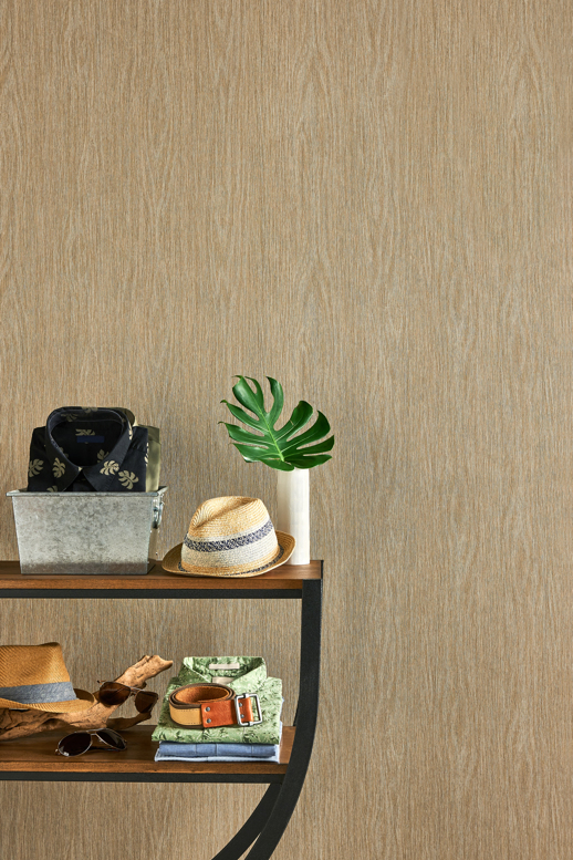 Vinyl Wall Covering Bolta Contract Driftwood Ash Grey Room Scene