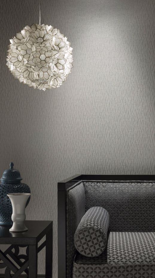 Vinyl Wall Covering Bolta Contract Golden Sedge Berry Patch Room Scene