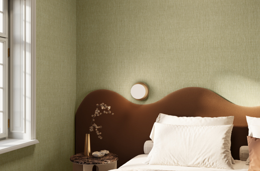 Vinyl Wall Covering Bolta Contract Silk Cascade Rainfall Room Scene