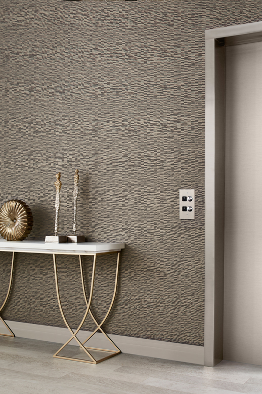 Vinyl Wall Covering Bolta Contract Tipping Point Silver Spill Room Scene