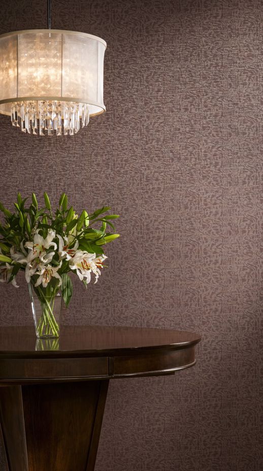 Vinyl Wall Covering Bolta Contract Watermark Taupe Room Scene