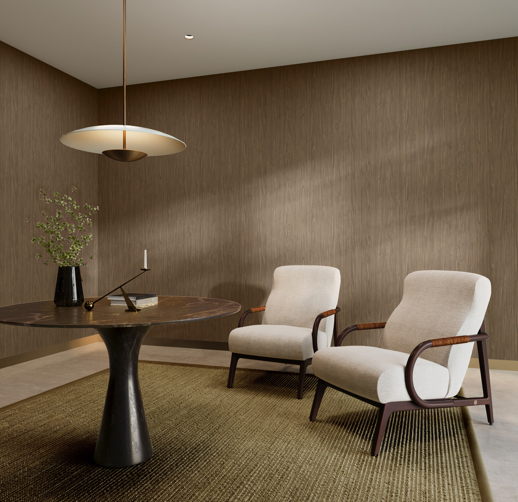 Vinyl Wall Covering Bolta Contract Woodworker Frost Room Scene