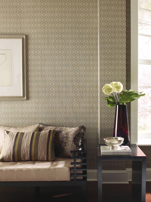 Vinyl Wall Covering Candice Olson Contract Vice Versa Glacier Room Scene
