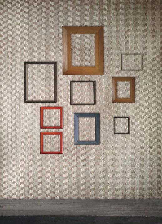Vinyl Wall Covering Design Gallery Inspired Art Block Party Graphite Room Scene