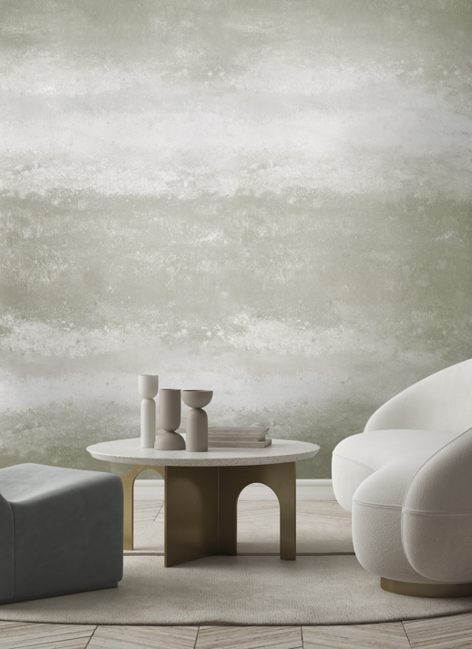 Vinyl Wall Covering Designer Gallery Mist Pyrite Room Scene