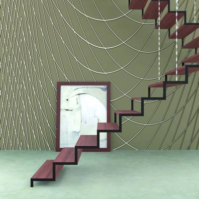 Digital Curated Metallic Global Room Scene