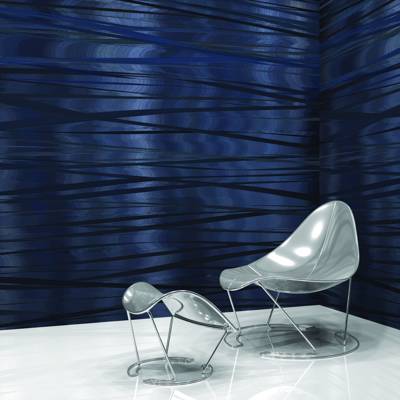 Digital Curated Metallic Luminaria Room Scene