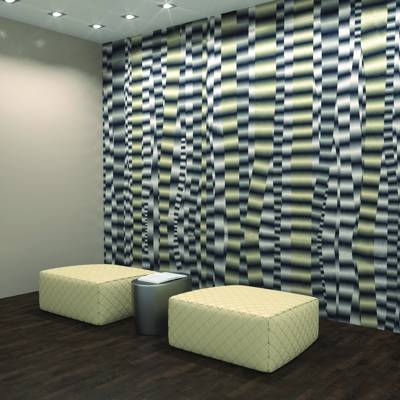 Digital Curated Metallic Mimesis Room Scene