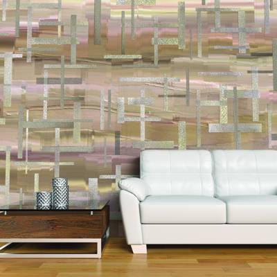 Digital Curated Metallic Passport Room Scene