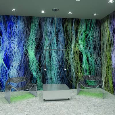 Digital Curated Metallic RPZL Room Scene