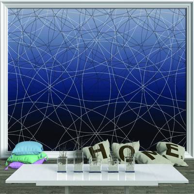 Digital Curated Metallic Tilt Room Scene