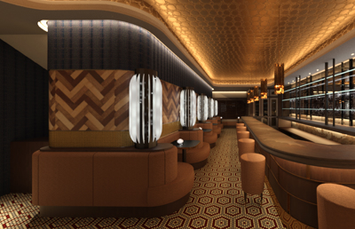 Dimension Walls Elliptical Room Scene