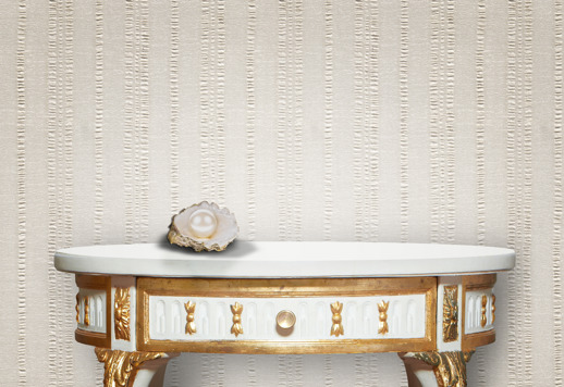 Vinyl Wall Covering Encore Tulle Bisque Room Scene