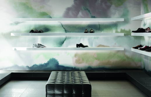 Vinyl Wall Covering Esquire Mahina Isle Room Scene