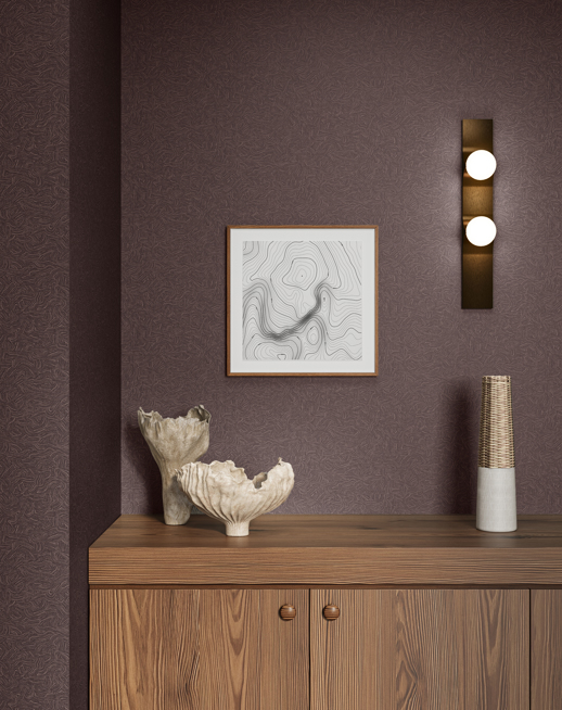 Vinyl Wall Covering Genon Contract Be-Wave Porcelain Room Scene